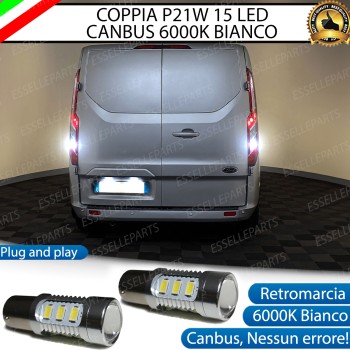 Luci Retromarcia 15 LED Transit Custom CON LENTE FRONTALE