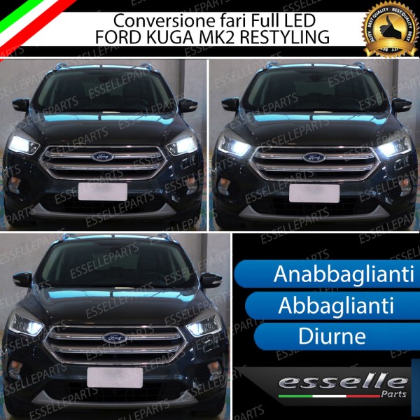 Conversione Fari Full LED per FORD KUGA MK2 RESTYLING CON FARO A PARABOLA