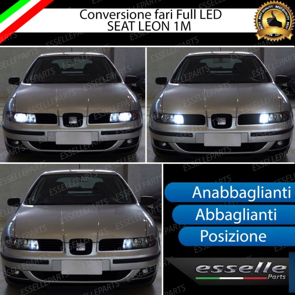 Conversione Fari Full LED per SEAT LEON 1M