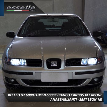 Kit Full LED Coppia H7 Ultra Compatta 6000 Lumen Anabbaglianti Per SEAT LEON 1M Kit Full LED Coppia H7 Ultra Compatta 6000 Lumen Anabbaglianti Per SEAT LEON 1M