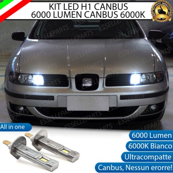 Kit Full LED coppia H1 - ULTRA COMPATTA - 6000 LUMEN abbaglianti per SEAT LEON 1M Kit Full LED coppia H1 - ULTRA COMPATTA - 6000 LUMEN abbaglianti per SEAT LEON 1M