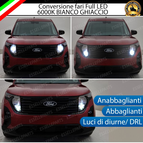 Conversione Fari Full LED per Ford Tourneo Courier 2