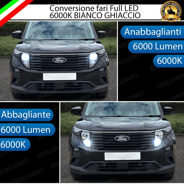 Conversione Fari Full LED per Ford Tourneo Courier 2