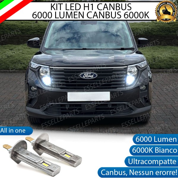 Kit Full LED Abbaglianti H1 6000 Lumen Tourneo Courier 2