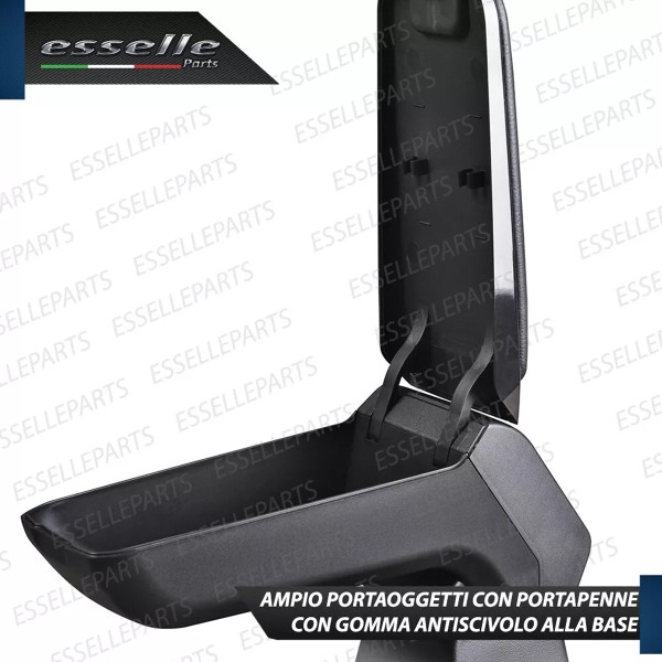 Bracciolo Portaoggetti in Eco Pelle Specifico per Citroen C3 Picasso