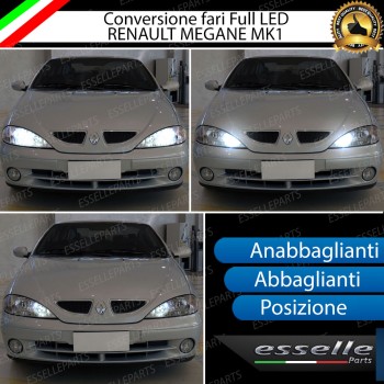 Conversione Fari Full LED per RENAULT MEGANE MK1 FARI A PARABOLA DOPPIA