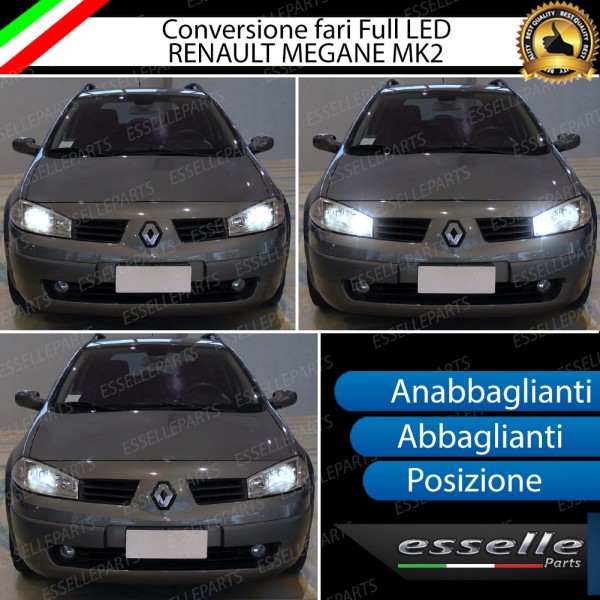 Conversione Fari Full LED per RENAULT MEGANE MK2