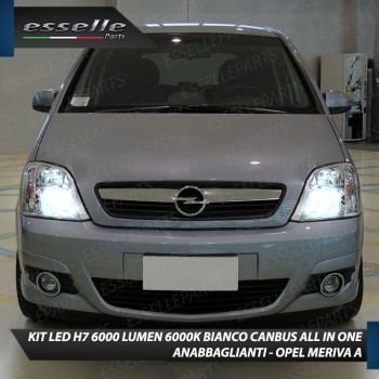 Kit Full LED Coppia H7 Ultra Compatta 6000 Lumen Anabbaglianti Per OPEL MERIVA A Kit Full LED Coppia H7 Ultra Compatta 6000 Lumen Anabbaglianti Per OPEL MERIVA A
