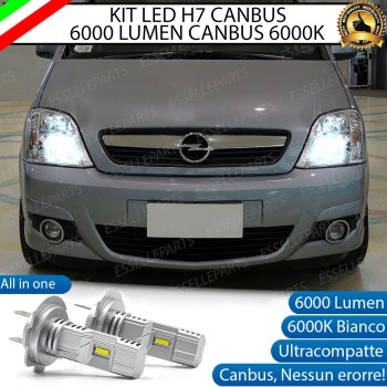 Kit Full LED Coppia H7 Ultra Compatta 6000 Lumen Anabbaglianti Per OPEL MERIVA A Kit Full LED Coppia H7 Ultra Compatta 6000 Lumen Anabbaglianti Per OPEL MERIVA A
