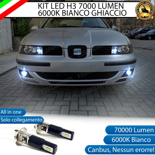 Kit Full LED H3 7000 Lumen Fendinebbia Seat Toledo 2