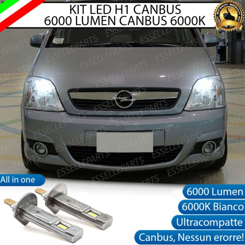 Kit Full LED Abbaglianti H1 6000 Lumen per OPEL MERIVA A
