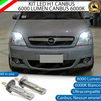 Kit Full LED Abbaglianti H1 6000 Lumen per OPEL MERIVA A Kit Full LED Abbaglianti H1 6000 Lumen per OPEL MERIVA A