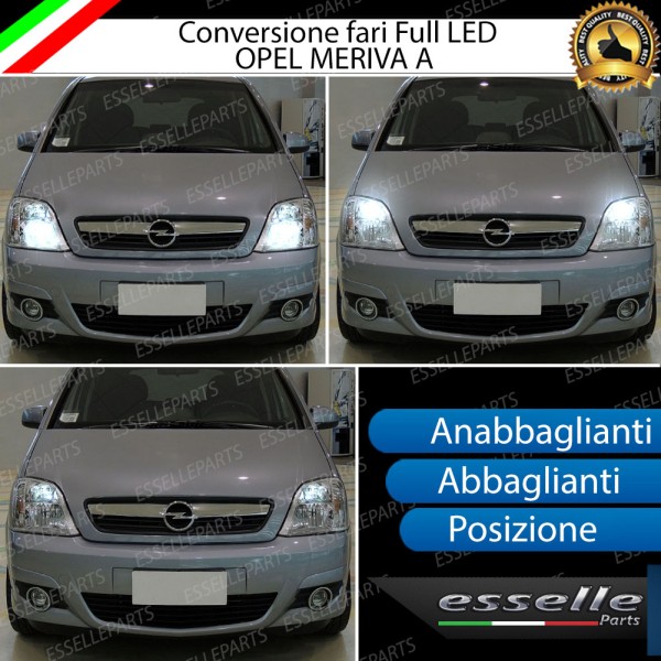 Conversione Fari Full LED per OPEL MERIVA A