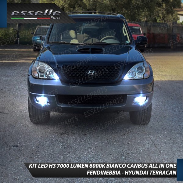 Kit Full LED H3 7000 Lumen Fendinebbia Hyundai Terracan