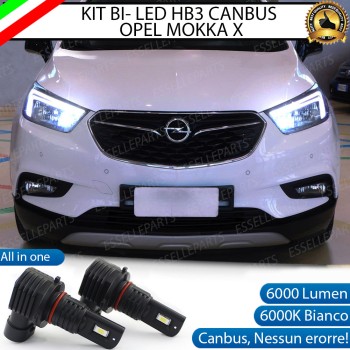 Kit Full LED HB3 6000 LUMEN Abbaglianti per OPEL MOKKA X