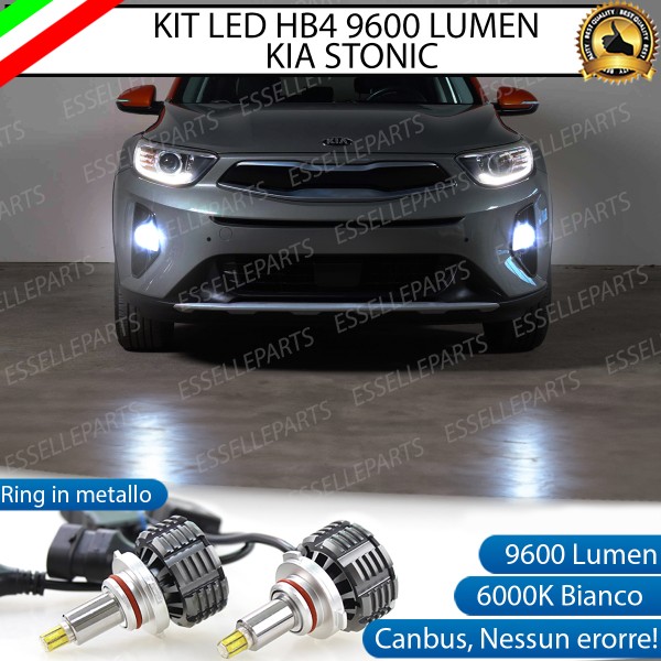 Kit Full LED coppia HB4 9600 LUMEN Fendinebbia KIA Stonic