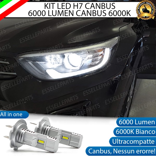 Kit Full LED Coppia H7 6000 Lumen Luci di svolta KIA Stonic