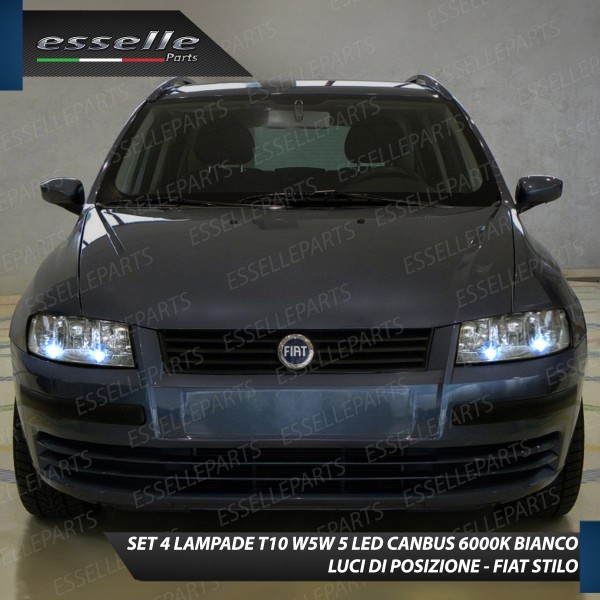 Sert Luci posizione T10 W5W 5 LED Canbus Fiat Stilo