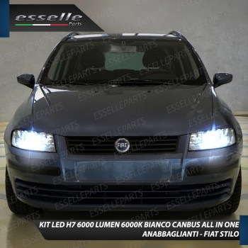 Kit Full LED coppia H7 6000 LUMEN Anabbaglianti Specifici per Fiat Stilo