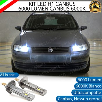 Kit Full LED Abbaglianti H1 6000 Lumen per Fiat Stilo