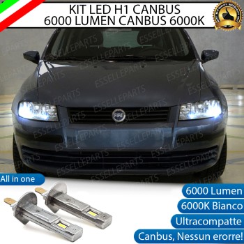 Kit Full LED coppia H1 6000 LUMEN Fendinebbia per Fiat Stilo