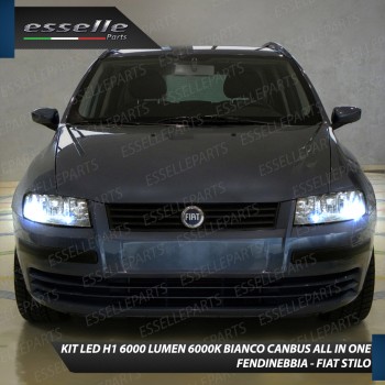 Kit Full LED coppia H1 6000 LUMEN Fendinebbia per Fiat Stilo