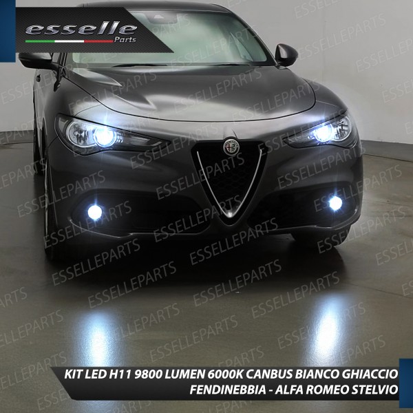 Kit Full Led 6000k H11 canbus ALFA ROMEO STELVIO Fendinebbia No Error