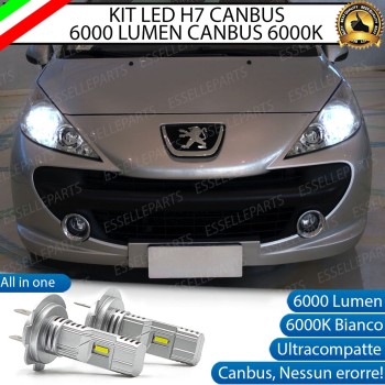 Kit Full LED Coppia H7 Ultra Compatta 6000 Lumen Anabbaglianti Per PEUGEOT 207 Kit Full LED Coppia H7 Ultra Compatta 6000 Lumen Anabbaglianti Per PEUGEOT 207