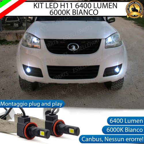 Kit Full LED Fendinebbia H11 6400 LUMEN Great Wall Steed 5