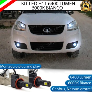 Kit Full LED Fendinebbia H11 6400 LUMEN Great Wall Steed 5
