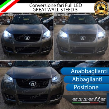 Conversione Fari Full LED per Great Wall Steed 5 Ultracompatte