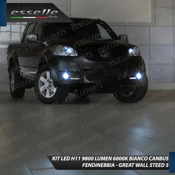 Kit Full LED Fendinebbia H11 9800 Lumen Per Great Wall Steed 5