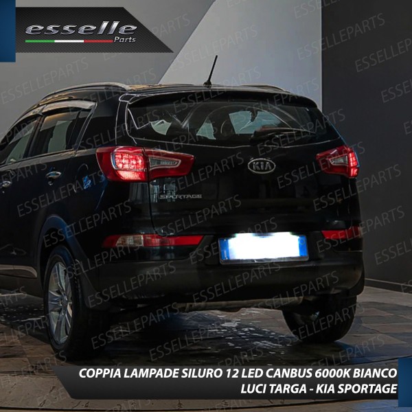 Lampade SILURO Canbus C5W 12 LED no error luci Targa Kia Sportage 3