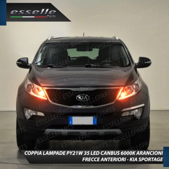 Coppia Frecce Anteriori PY21W 35 LED Canbus Kia Sportage 3