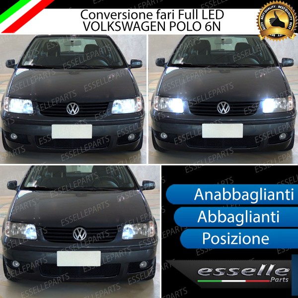 Conversione Fari Full LED per VOLKSWAGEN POLO 6N
