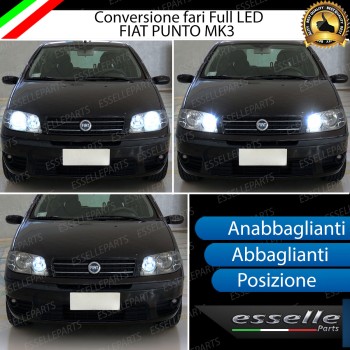 Conversione Fari Full LED per FIAT PUNTO MK3
