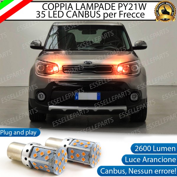 Coppia Frecce Anteriori PY21W 35 LED Canbus Kia Soul 2
