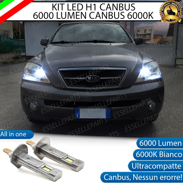 Kit Full LED Abbaglianti H1 6000 Lumen per Kia Sorento Mk1