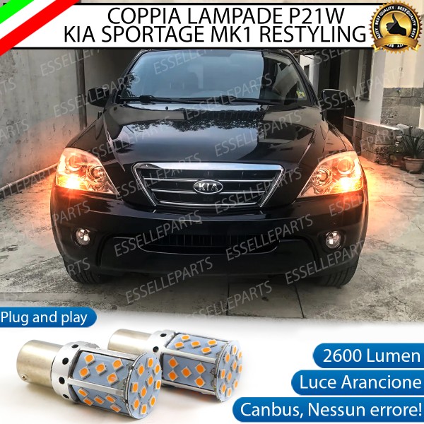 Coppia Frecce Anteriori P21W 35 LED Canbus Kia Sorento 1 Restyling