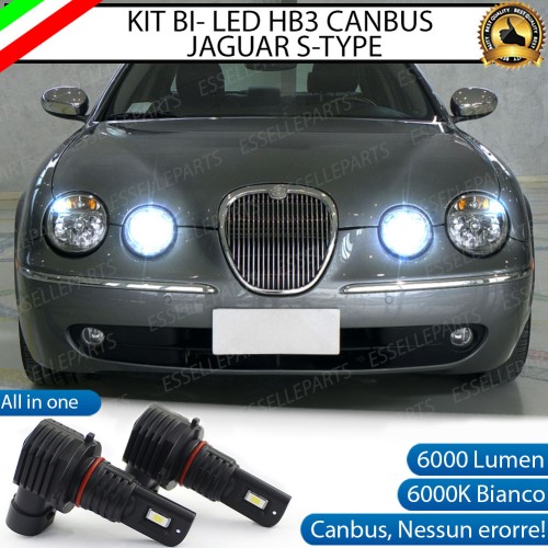 Kit Full LED HB3 6000 LUMEN Abbaglianti per JAGUAR S-TYPE