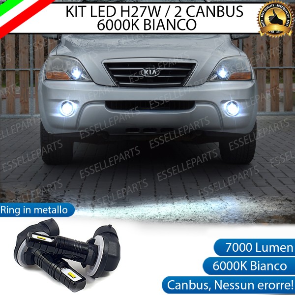 Kit Full LED H27/2 7000 Lumen Fendinebbia KIA SORENTO 1 Restyling