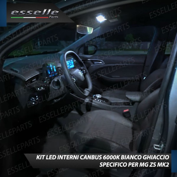 Kit LED interni per MG ZS MK2 Plafoniera Anteriore 6000K bianco ghiaccio Canbus