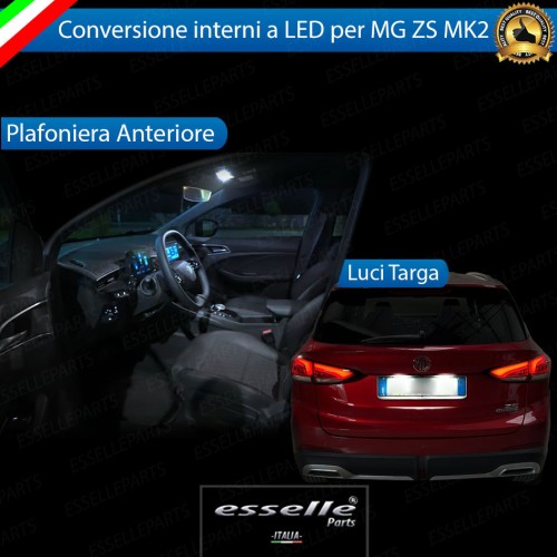 Kit Led interni + Targa per MG ZS MK2 Plafoniera Anteriore + Luci targa