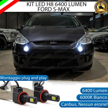 Kit Full LED H8 6400 LUMEN Fendinebbia FORD S-MAX I