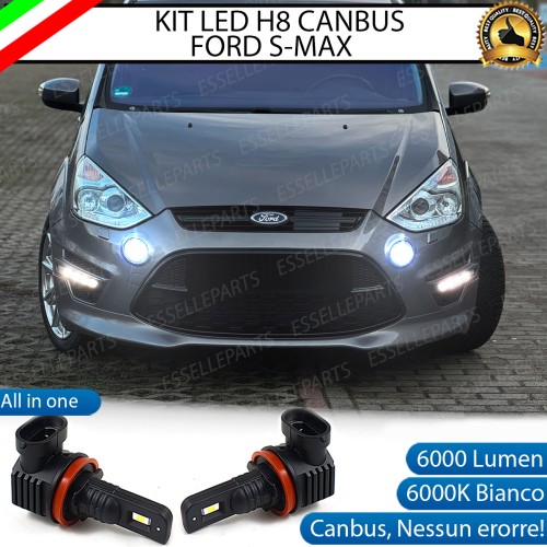 Kit Full LED H8 6000 LUMEN Canbus 6000K Fendinebbia Ford S-max