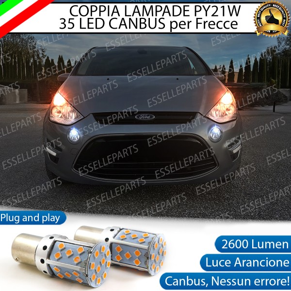 Coppia Frecce Anteriori PY21W 35 LED Canbus Ford S-Max MK1