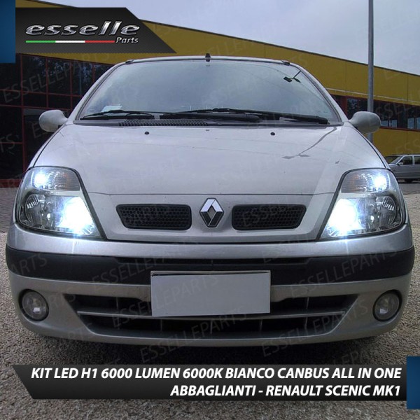 Kit Full LED Abbaglianti H1 6000 Lumen per RENAULT SCENIC MK1