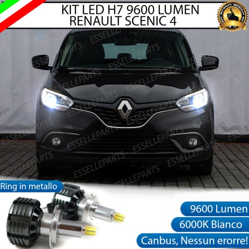 Kit Full LED H7 9600 LUMEN Anabbaglianti RENAULT SCENIC IV
