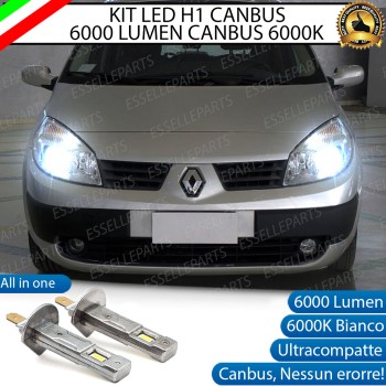 Kit Full LED Abbaglianti H1 6000 Lumen per RENAULT SCENIC MK2 Kit Full LED Abbaglianti H1 6000 Lumen per RENAULT SCENIC MK2