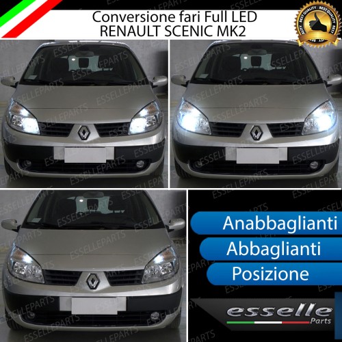 Conversione Fari Full LED per RENAULT SCENIC MK2